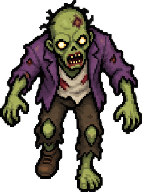 Green shambler zombie